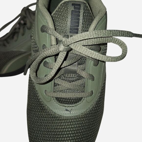 Olive green Puma trainers Women's 8.5 - Picture 2 of 8